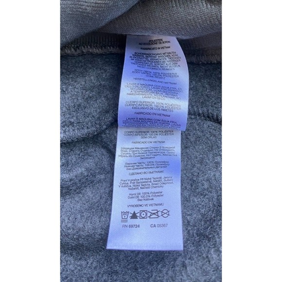 The North Face Men's Jacket Size S Fleece Full Zipped Gray Thermal Outdoor - Picture 6 of 6